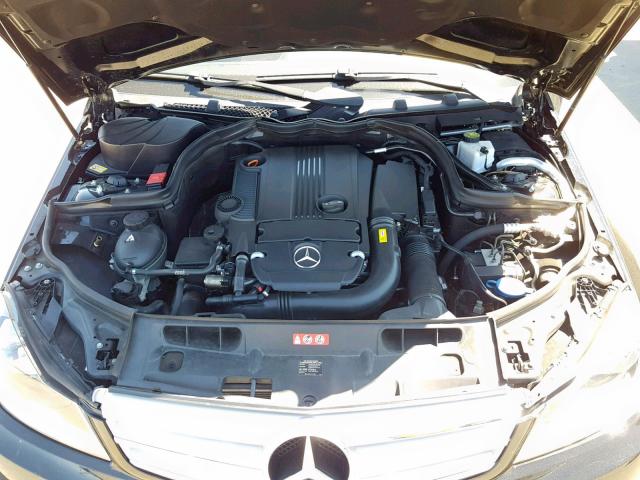 WDDGF4HB6DA792980 - 2013 MERCEDES-BENZ C 250 BLACK photo 7