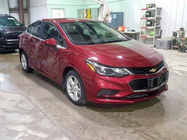 1G1BE5SM7H7221324 - 2017 CHEVROLET CRUZE LT RED photo 1