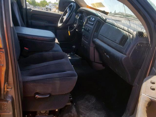 3D7KS28D15G902588 - 2005 DODGE RAM 2500 S ნაცრისფერი ფოტო 5