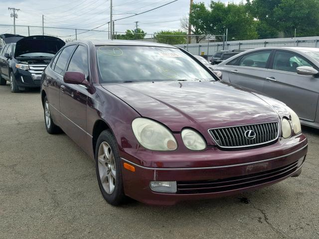 JT8BD69S450206870 - 2005 LEXUS GS 300 BURGUNDY photo 1