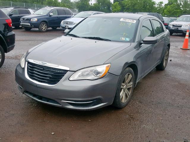 1C3CCBBB7CN268988 - 2012 CHRYSLER 200 TOURIN GRAY photo 2