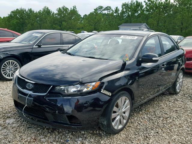 KNAFW4A32A5041093 - 2010 KIA FORTE SX BLACK photo 2