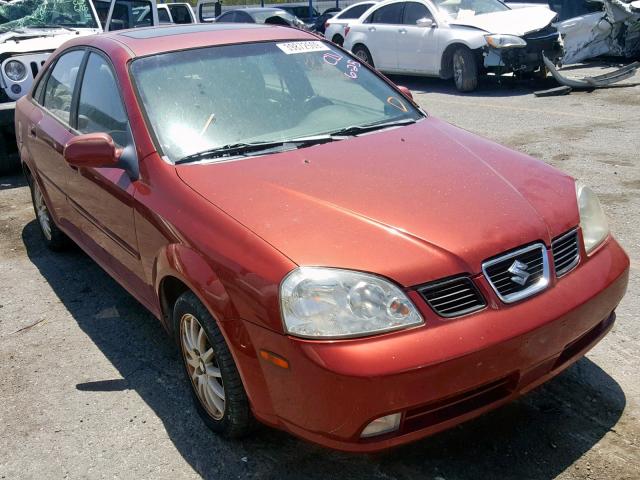 KL5JJ52Z94K942025 - 2004 SUZUKI FORENZA LX RED photo 1