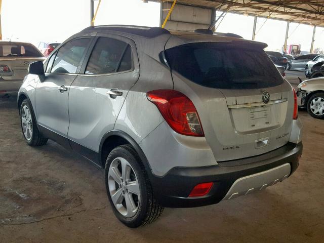 KL4CJASB4FB154085 - 2015 BUICK ENCORE SILVER photo 3