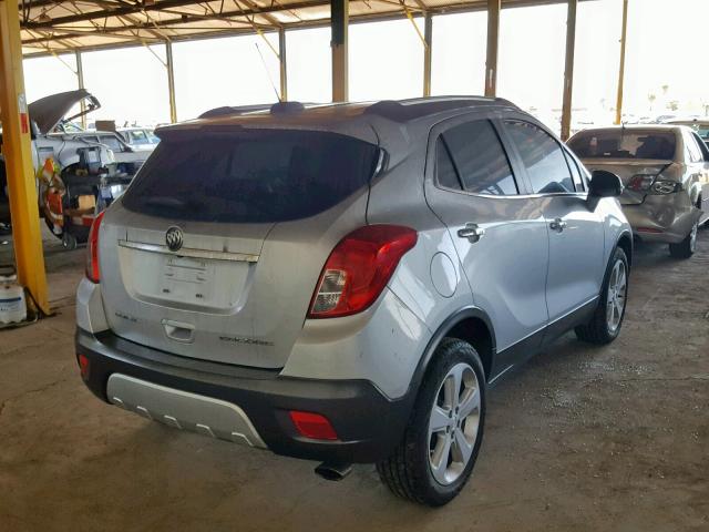 KL4CJASB4FB154085 - 2015 BUICK ENCORE SILVER photo 4