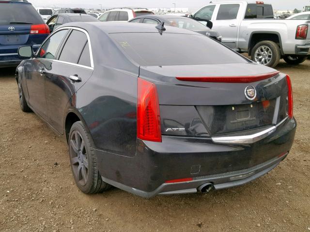 1G6AA5RA4E0182449 - 2014 CADILLAC ATS BLACK photo 3