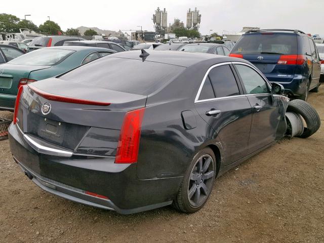 1G6AA5RA4E0182449 - 2014 CADILLAC ATS BLACK photo 4