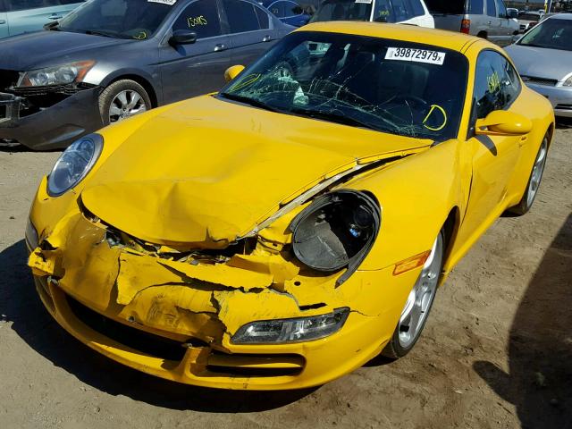 WP0AA29995S715756 - 2005 PORSCHE 911 NEW GE YELLOW photo 2