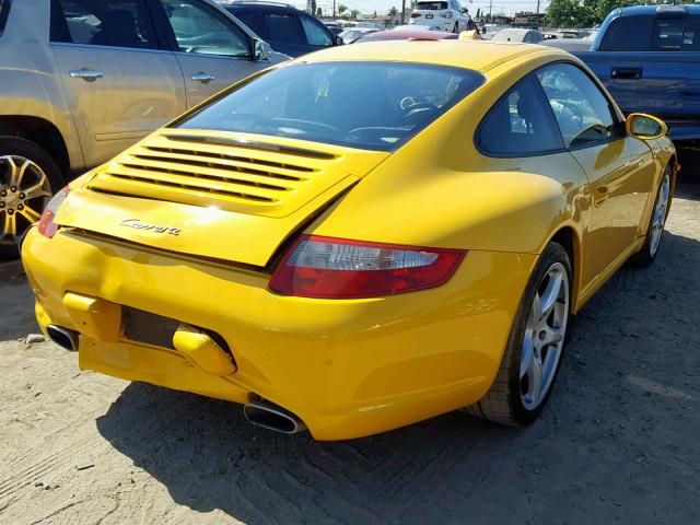 WP0AA29995S715756 - 2005 PORSCHE 911 NEW GE YELLOW photo 4