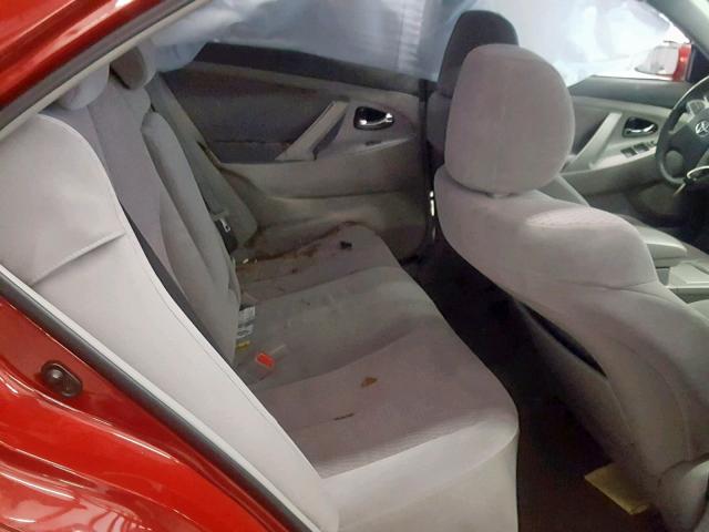 4T4BF3EKXBR128956 - 2011 TOYOTA CAMRY BASE RED photo 6