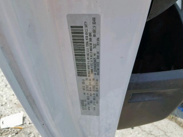 3C6TRVNG3HE500475 - 2017 RAM PROMASTER WHITE photo 10