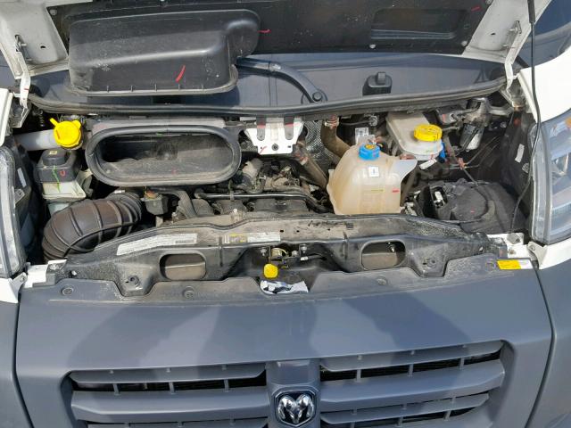 3C6TRVNG3HE500475 - 2017 RAM PROMASTER WHITE photo 7