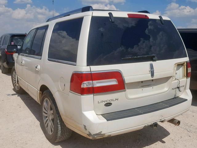 5LMFU28527LJ25044 - 2007 LINCOLN NAVIGATOR WHITE photo 3