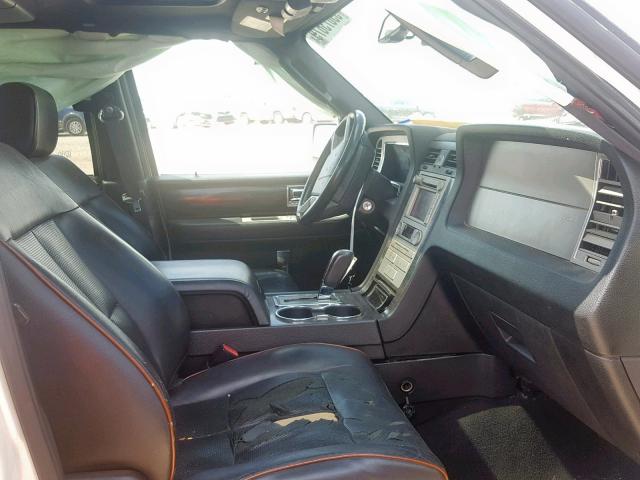5LMFU28527LJ25044 - 2007 LINCOLN NAVIGATOR WHITE photo 5