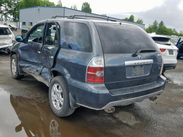 2HNYD18916H546109 - 2006 ACURA MDX TOURIN GRAY photo 3