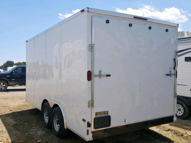 1H9BP162XKT432284 - 2019 TRAIL KING ENCLOSED WHITE photo 3