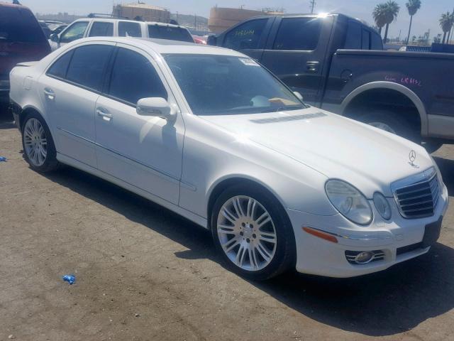 WDBUF56X67B029873 - 2007 MERCEDES-BENZ E 350 WHITE photo 1