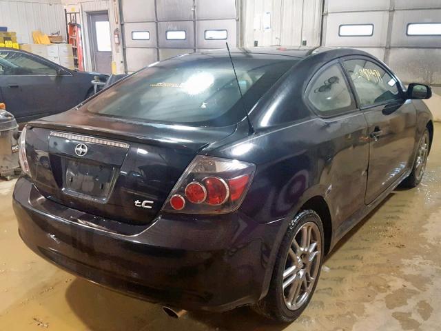 JTKDE167X90276026 - 2009 TOYOTA SCION TC BLACK photo 4