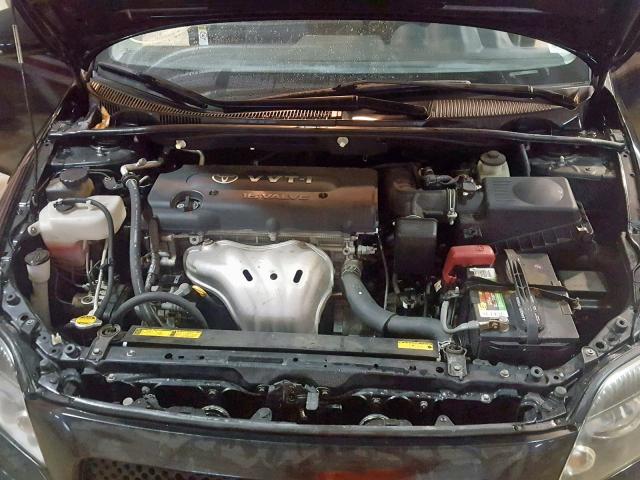 JTKDE167X90276026 - 2009 TOYOTA SCION TC BLACK photo 7