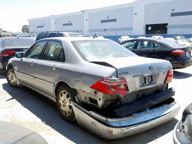 JH4KA966X4C003979 - 2004 ACURA 3.5RL SILVER photo 3