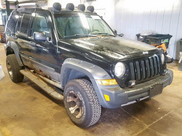 1J4GL38K15W660219 - 2005 JEEP LIBERTY RE BLACK photo 1