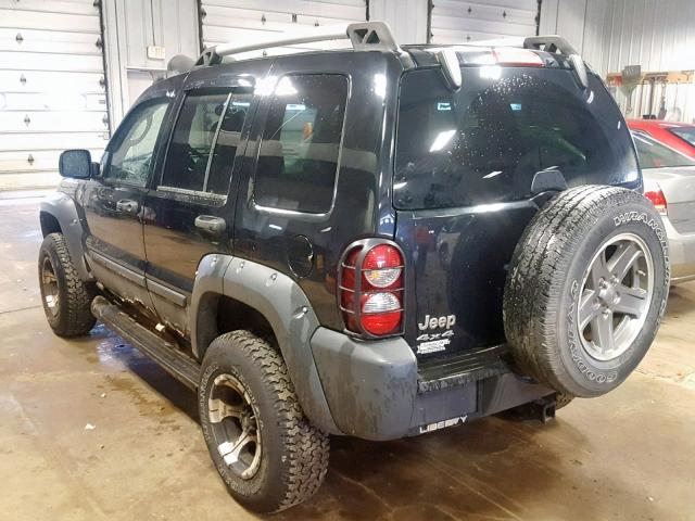 1J4GL38K15W660219 - 2005 JEEP LIBERTY RE BLACK photo 3