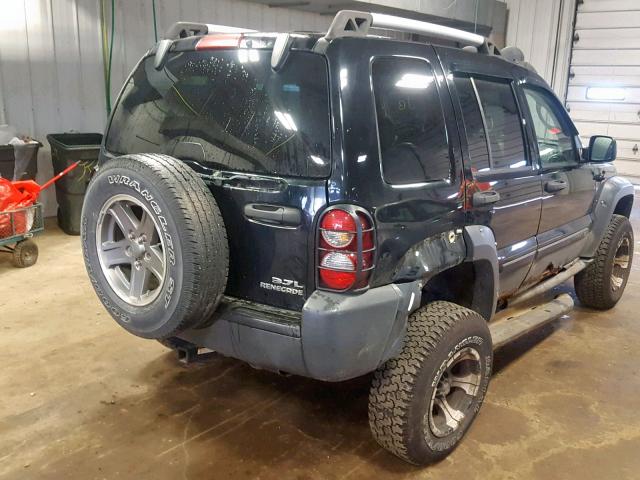 1J4GL38K15W660219 - 2005 JEEP LIBERTY RE BLACK photo 4