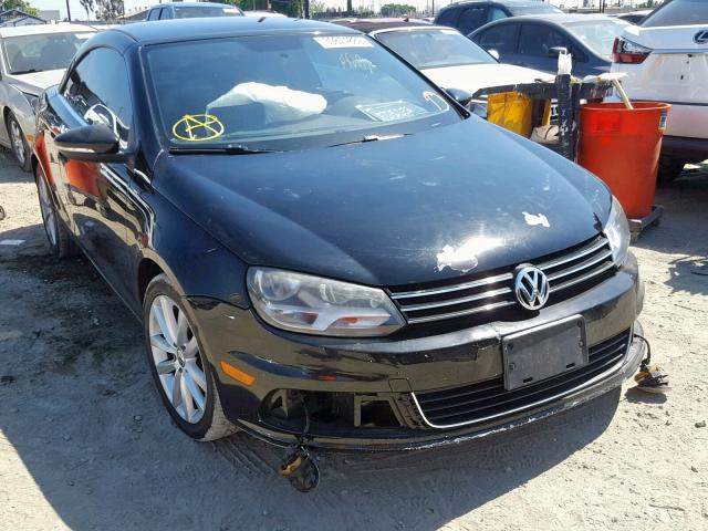 WVWBW7AH2CV003056 - 2012 VOLKSWAGEN EOS KOMFOR BLACK photo 1