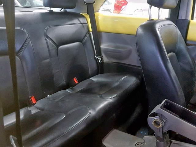 3VWCT21C61M405638 - 2001 VOLKSWAGEN NEW BEETLE YELLOW photo 6
