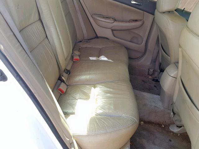 1HGCM66583A002392 - 2003 HONDA ACCORD WHITE photo 6