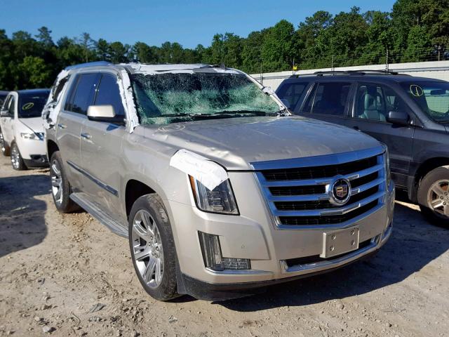 1GYS3BKJ4FR221018 - 2015 CADILLAC ESCALADE L TAN photo 1