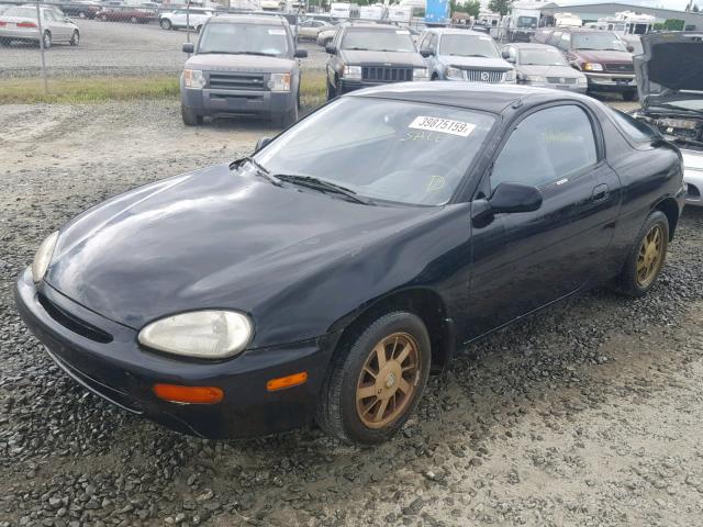 JM1EC4314N0125289 - 1992 MAZDA MX-3 BLACK photo 2