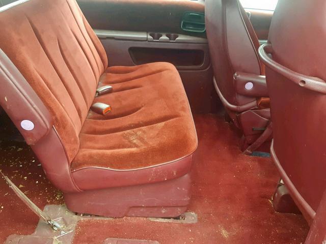 2P4GH4531MR140955 - 1991 PLYMOUTH VOYAGER SE RED photo 6