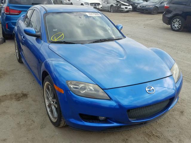 JM1FE173850145361 - 2005 MAZDA RX8 BLUE photo 1