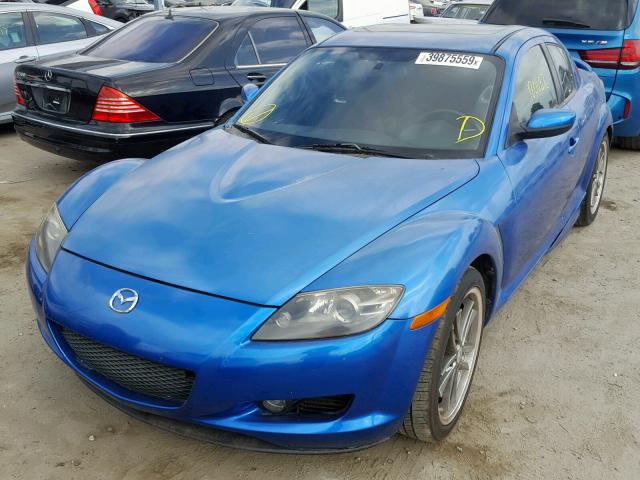 JM1FE173850145361 - 2005 MAZDA RX8 BLUE photo 2