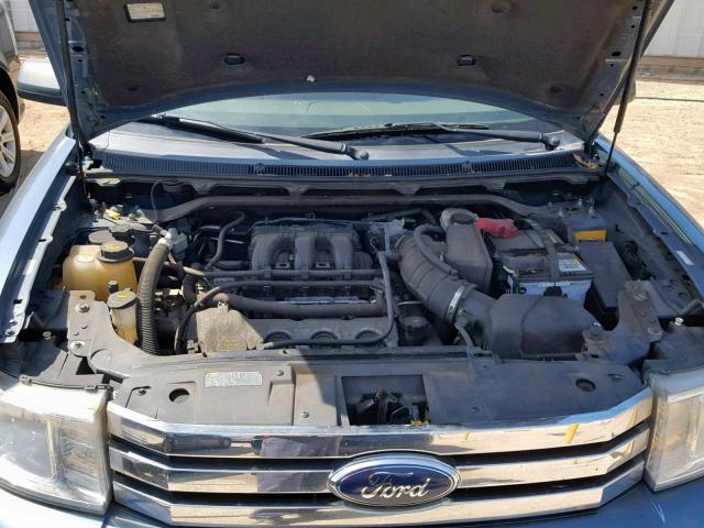 2FMGK5BC4ABA85479 - 2010 FORD FLEX SE BLUE photo 7