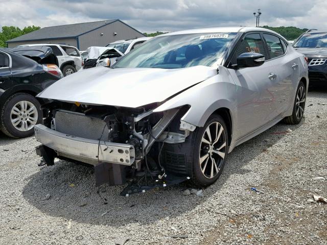 1N4AA6AP3JC382854 - 2018 NISSAN MAXIMA 3.5 SILVER photo 2