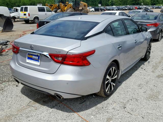 1N4AA6AP3JC382854 - 2018 NISSAN MAXIMA 3.5 SILVER photo 4