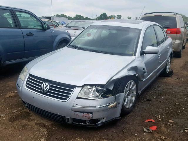 WVWPD63B33P432385 - 2003 VOLKSWAGEN PASSAT GLS SILVER photo 2