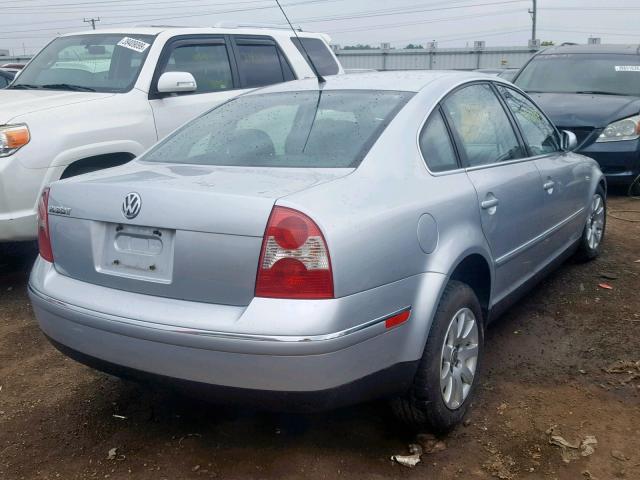 WVWPD63B33P432385 - 2003 VOLKSWAGEN PASSAT GLS SILVER photo 4