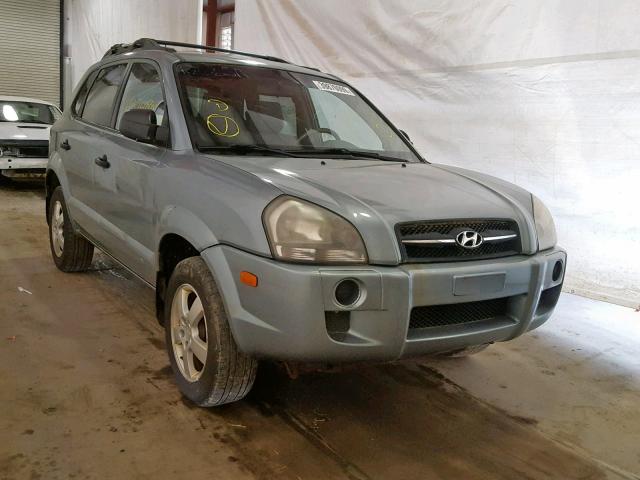 KM8JM12B05U197728 - 2005 HYUNDAI TUCSON GL BLUE photo 1