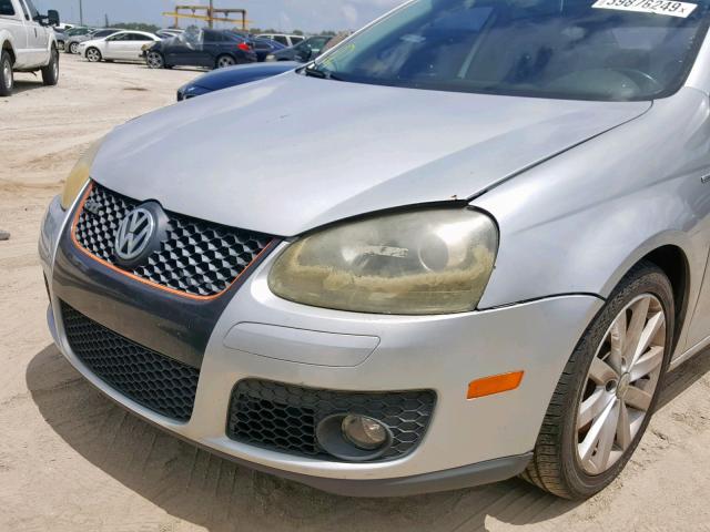 3VWRA7AJ8AM047406 - 2010 VOLKSWAGEN JETTA WOLF SILVER photo 9