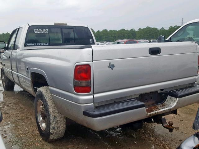 3B7KC23621G714690 - 2001 DODGE RAM 2500 SILVER photo 3