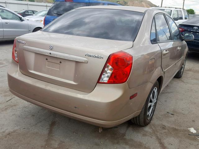 KL5JD56Z66K328327 - 2006 SUZUKI FORENZA GOLD photo 4