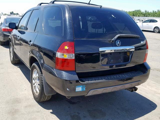 2HNYD18773H502593 - 2003 ACURA MDX TOURIN BLACK photo 3