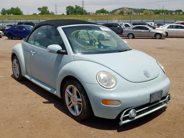 3VWCD31Y45M314579 - 2005 VOLKSWAGEN NEW BEETLE ტურკოუსი ფოტო 1