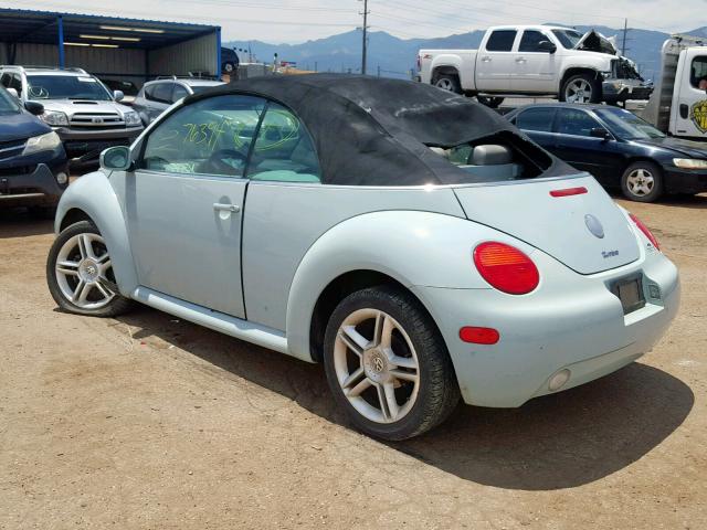 3VWCD31Y45M314579 - 2005 VOLKSWAGEN NEW BEETLE ტურკოუსი ფოტო 3