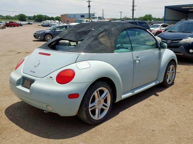 3VWCD31Y45M314579 - 2005 VOLKSWAGEN NEW BEETLE ტურკოუსი ფოტო 4