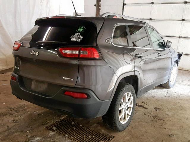 1C4PJMCB1FW672736 - 2015 JEEP CHEROKEE L GRAY photo 4