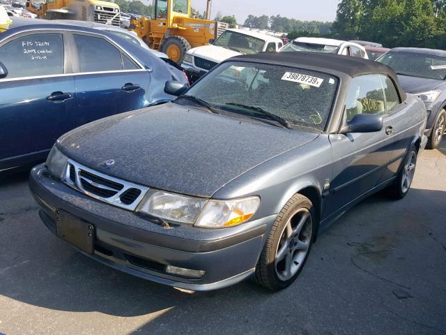 YS3DF75K3Y7009872 - 2000 SAAB 93 BLUE photo 2